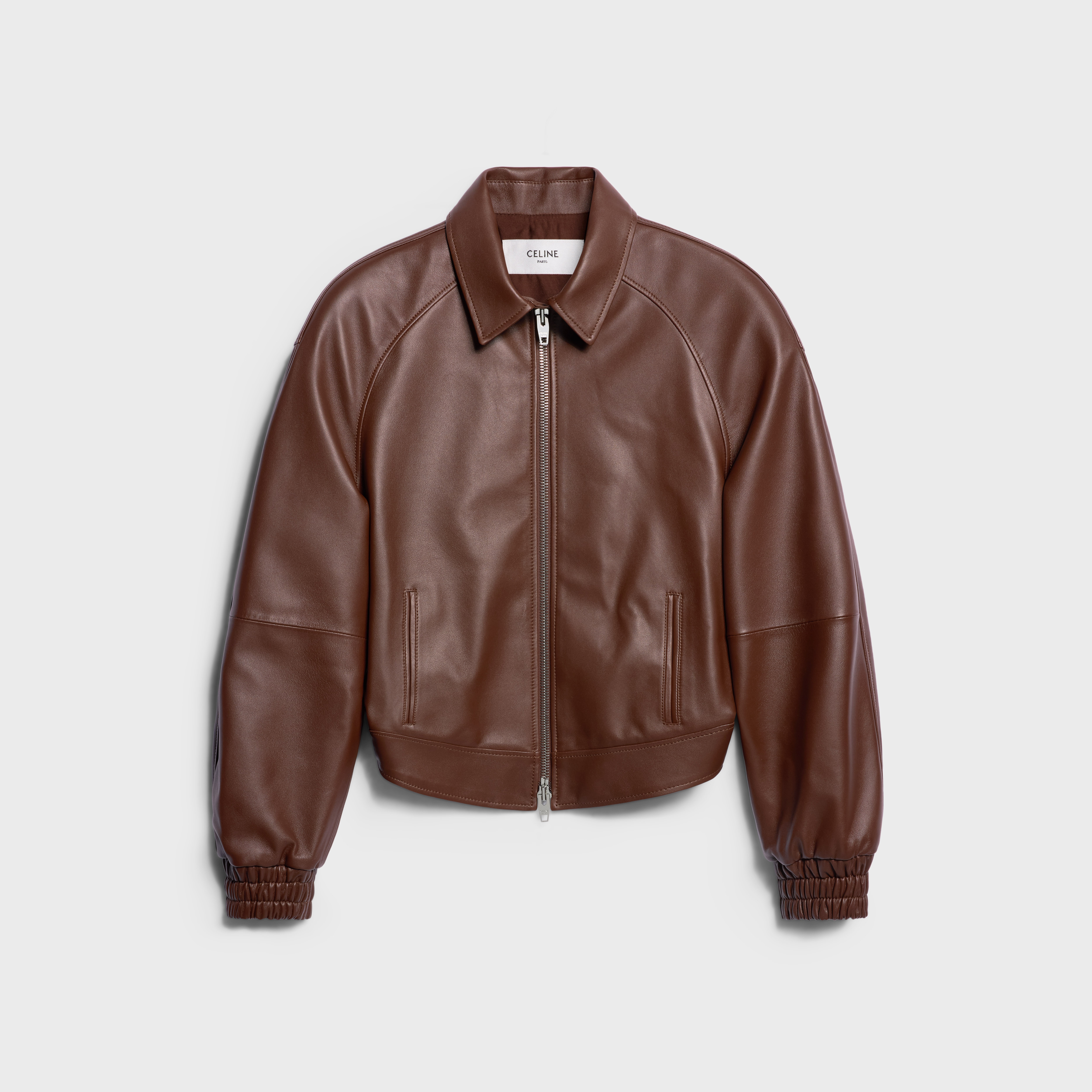 jacket IN lambskin - MAHOGANY | CELINE